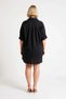 Women's Plus Size A-Line Mini Dress Shirt Collar Three Quarter Sleeve %100 Cotton Woven Comfortable Casual Modern - 5