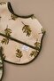 Olive and Pizza Themed 2-Piece Liquid-Proof Baby Bibs 6-36 Months - 3