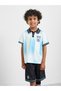 Kids Football Inspired Argentina Print Jersey T-Shirt and Shorts Set - 2