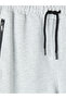 Gray Regular Fit Men's Jogger Sweatpants - 7