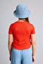 Crew Neck Short Sleeve Red T-Shirt Girls H7243A826Hs - 5