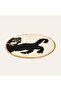 Dadrı White-Black Glass Bead Coaster 10 cm - 3
