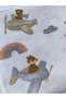 100% Cotton. Single Layer Patterned and Plain Muslin Baby Blanket - 5