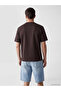 Lcwaikiki classic brown bicycle collar Printed men's t-shirt - 3
