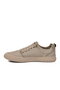Khaki Textile Lace-Up Men's Casual Shoes - 2