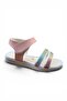 Girl's Comfortable Sole Summer Velcro Sandals Pink - 2