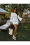 Women's Knitted Cotton Short Pareo Beach Dress - 7