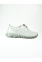 003 White Leather Rubber Laced Casual Women's Shoes - 2