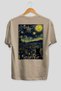 45 Cats for the Sake of Cats Printed Beige Oversize T-Shirt 100% Cotton Unisex Cat Lover Premium Design