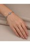 Nazevia Nazar Eye Motif Thin Chain Steel Bracelet - 3