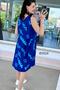 Crew Neck Zero Sleeve Viscose Dress 6Y014 - 2