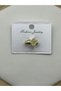 26Ear33 Clover Detailed Gold Vip Cartilage Earrings - 2