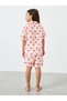 Girls Heart Piping Shirt and Shorts Set - 5