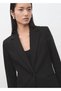 Dar kesim blazer ceket - 6