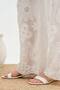Women's Pants with Complete Embroidery Detail and Elastic Waist Design - 5