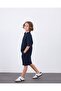 Dark Blue Hakim Collar Children's Shorts Muslin Set