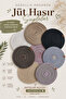American Serving Jute Straw Bowls 6 Pieces (Black) - 4