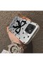 Tecno Spark 40C Compatible Silicone Edge Hard Back Case Couple Phone Case with Bow Pattern - 4