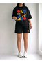 Women's Oversize Avo Basic T-Shirt and Wide Leg Sweatpants Set |   Comfortable Daily Casual Streetwear Combination