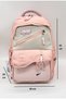 Children's Backpack School Bag Set with Accessory Details, Thermal Food Container, and Pen Holder for Primary School - 3