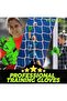 Goalkeeper Gloves - Professional Goalie glove & Training Grip with Removable Finger Protection - 8