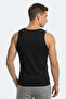 Hokey Men's Slim Fit Sleeveless Black Tank Top - 4
