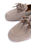 Women's Genuine Leather Beige Loafer Shoes - 5