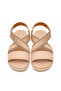 Women's Stoned Genuine Leather Casual Sandals - 6
