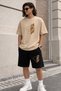 Women'S/Girls' Oversize Shorts Set for Daily and Sports Use Thsort Sort Wide Cut Cotton