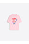 Ramen Printed Crew Neck Oversize Trendy Women's T-Shirt