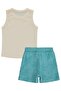 California Road Printed 6-18 Month Set - Beige - 2