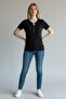 Women's Henley Collar T-Shirt - 4