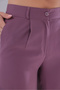 Women's Wide Leg Flowy Fabric Palazzo Trousers Dusty Rose - 3