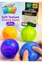 Marble Swirl Gel Squeeze Ball – Squishy Sensory Fidget Stress Relief Toy, Soft & Slow Rising - 2