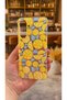 Samsung a26 compatible lemon patterned transparent shock absorbing camera protected clear case - 4