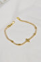Gold Color Waterway Bracelet with Mini Flower Figure