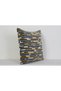 Mustard Petrol Blue Geometric Patterned Decorative Throw Pillow Cover - 4
