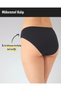 Women's Organic Cotton 6-Piece Slip Panties - 2