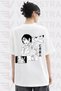 Unisex Jujutsu Kaisen Yuta Okkotsu Anime Printed Oversize Crew Neck Cotton Daily Use Combed Cotton T-Shirt - 3