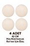 4 Pieces 42 cm Birch Plywood Rattan 4 mm Water Resistant 1. Class