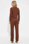 Women's Plus Size Buttoned Crop Cardigan Wide Leg Pants Thessaloniki Knitted Set XL Daily Casual Stylish - 5