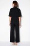 Women's V-Neck Buttoned Wide Leg Long Sleeve Comfortable Fit Viscose Ribbed Bottom Top Set Casual Modern - 5