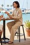 Women's Plus Size Oversize Shirt Pants Set Modal Fabric Long Sleeve Wide Leg Comfortable Casual Stylish - 3