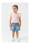 Girl's Ruffle Sleeve Cotton Summer Shorts Two-Piece Set (Ages 2-5)
