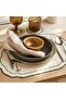 Palm Tree Embroidered Antoinette American Service Set - 2