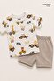 Baby Boy Set Car Patterned Shorts Set Cotton 2-Piece Summer Baby Set - 7