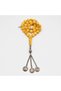 Amber Dust Rosary 33 Beads 13mm Golden Yellow Prayer Beads 63.5g Premium Tasbih - 3