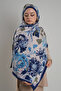 Cobalt Blue Zera Shawl Collection Italian Stitched Miracle Fabric Floral Patterned 202132_24 - 2
