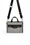 Black - Black Houndstooth Plaid Women's Handbag Sp1271