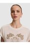 Beige Comfort Fit T-Shirt 50319839-Vr011 - 2